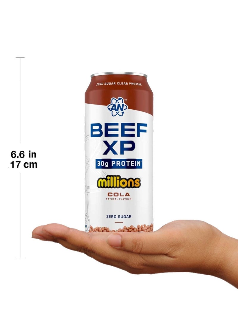 Applied Nutrition Beef-XP Clear Protein Drink, Millions Cola Flavor, Ready-to-Drink, Dairy-Free, 500ml - Image 4